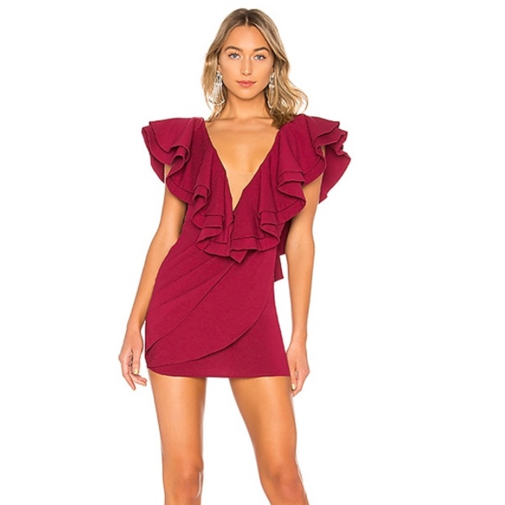 Michael Costello X Revolve Berry Jackson Dress